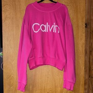 Calvin Klein Vibrant Pink crop top